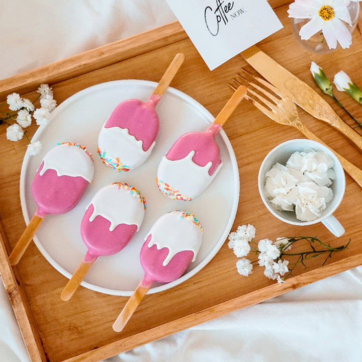 Cake-Popsicle rosa (10 st)