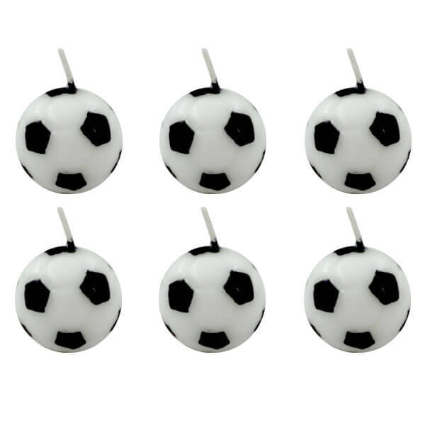 FotbollstÄrtljus (6 stycken)