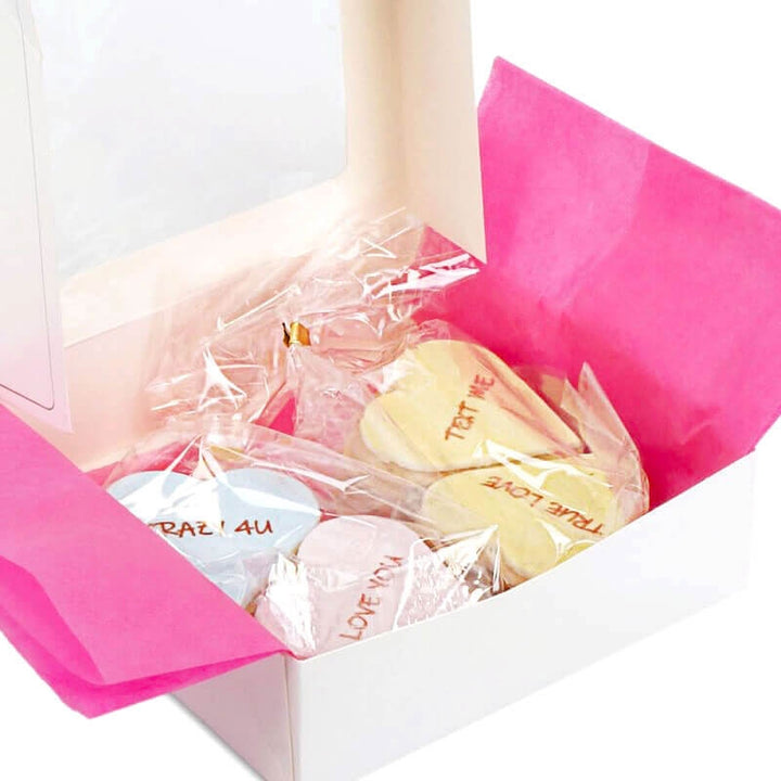 Kak-hjärtan med kärleksmotiv (12 st)