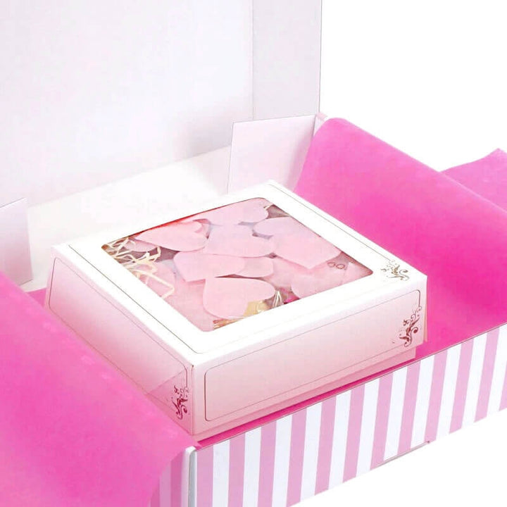 Kak-hjärtan med kärleksmotiv (12 st)