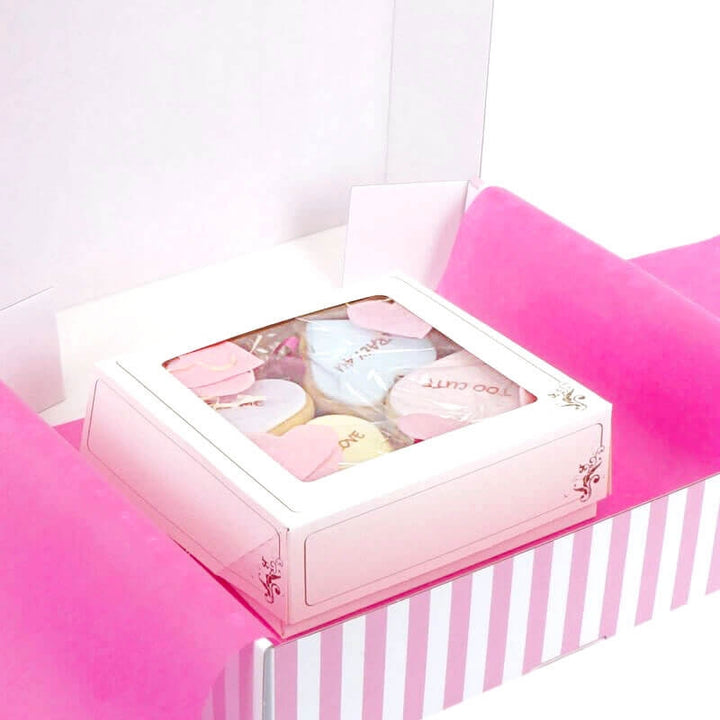 Kak-hjärtan med kärleksmotiv (12 st)