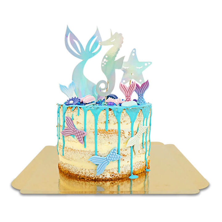 Sjöjungfru Naked Cake