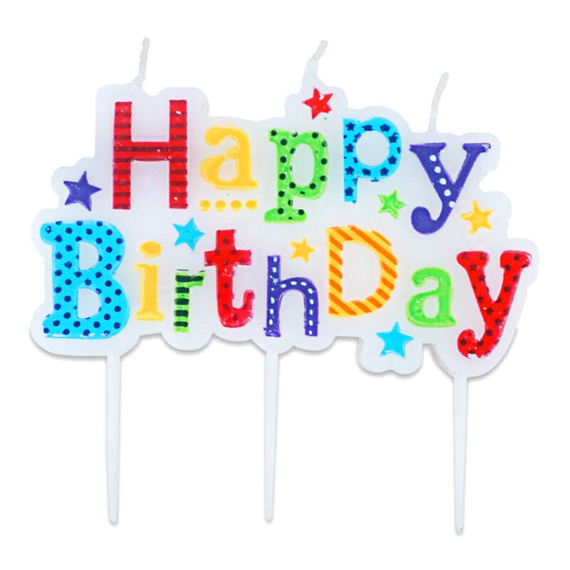 Festligt tÄrtljus, Happy Birthday