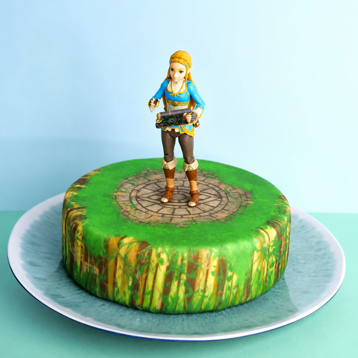 Zelda® auf Waldruine-Torte