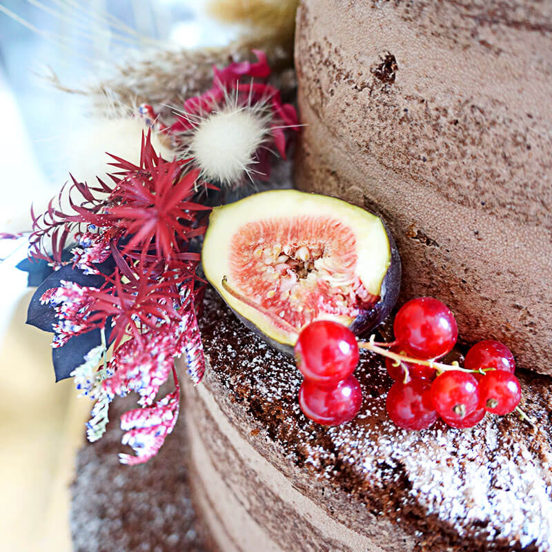 Boho Wedding choklad 3 vån - inkl. Cake topper m.m.