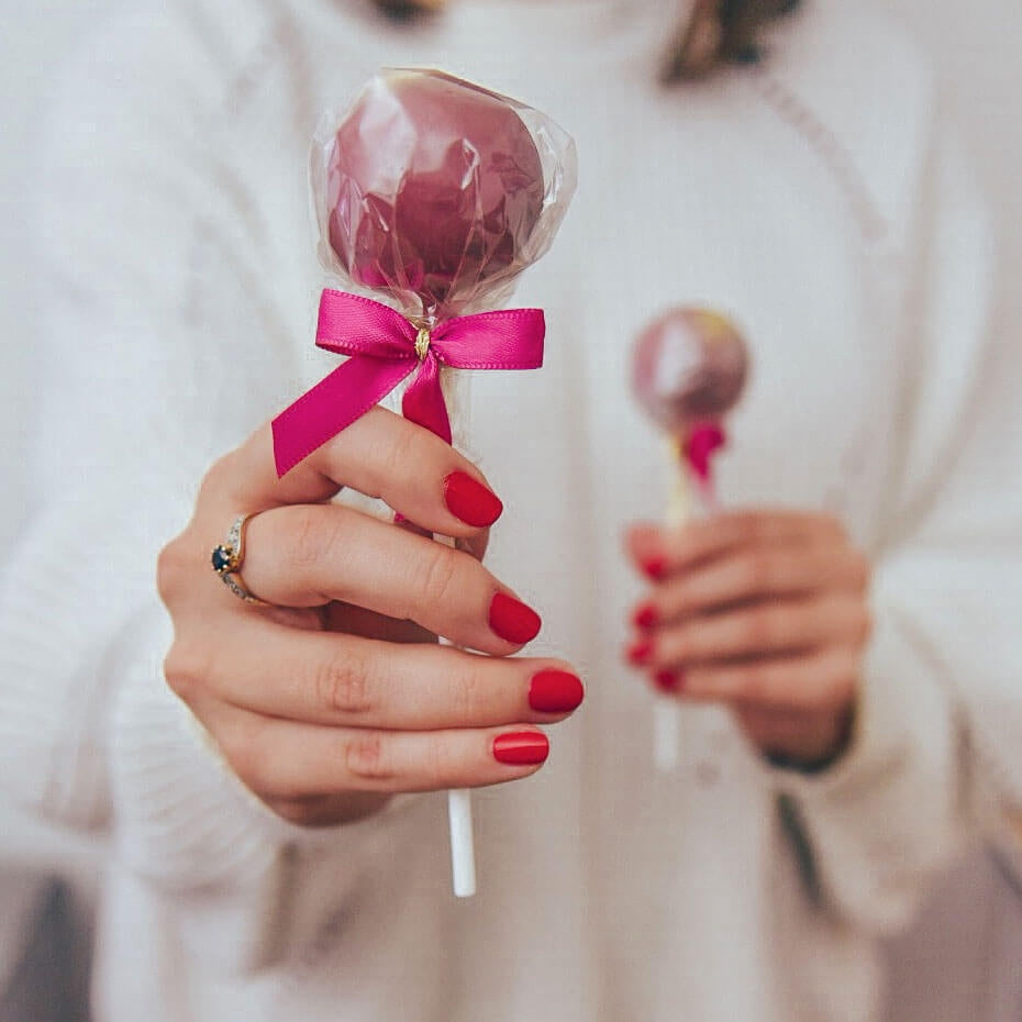 Cake-Pops med Ruby choklad (12 st)