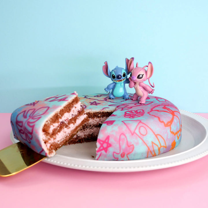 Angel & Stitch® på tårta