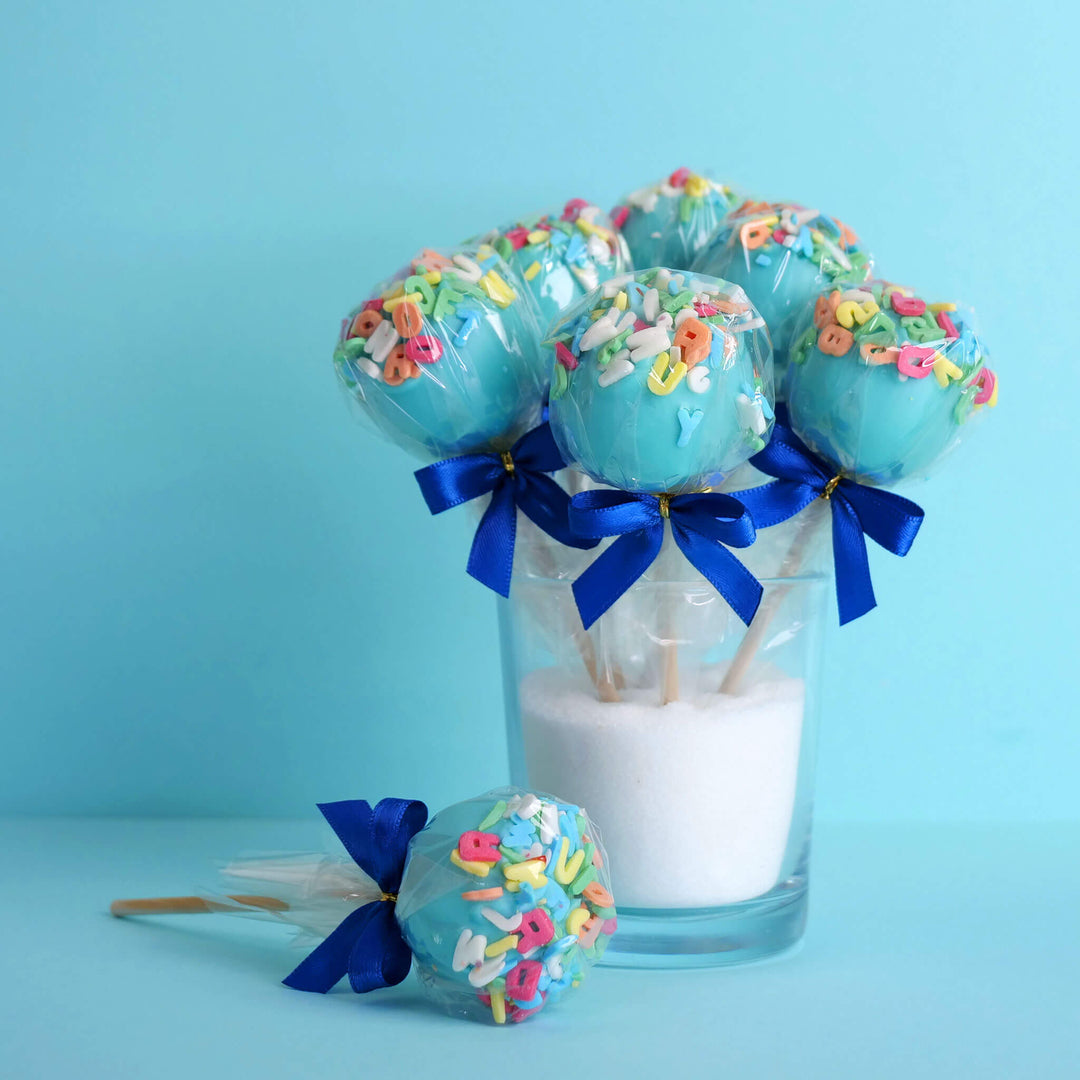 ABC Cake-Pops Blå (12 st) 