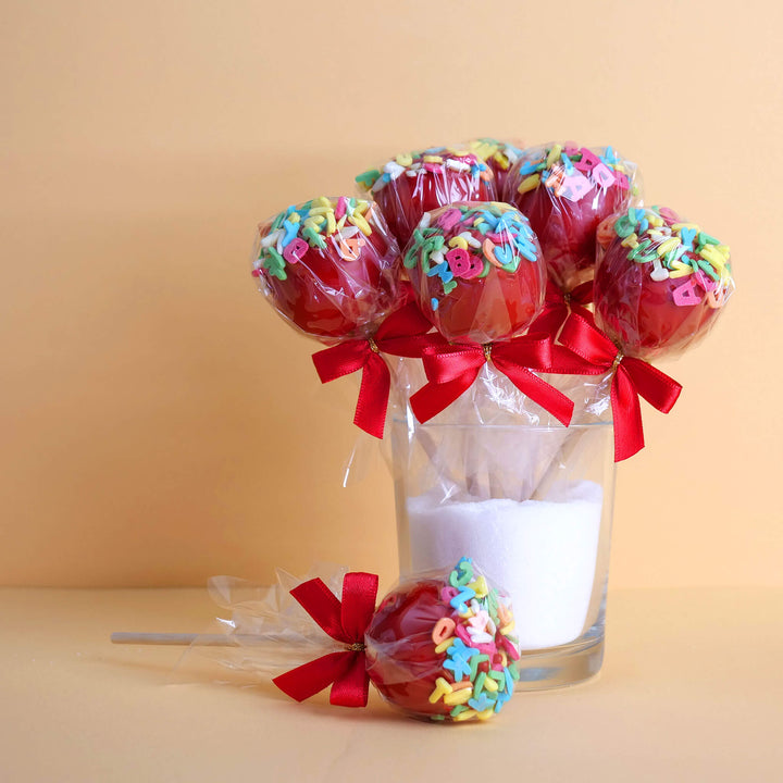 ABC Cake-Pops Röda (12 st) 