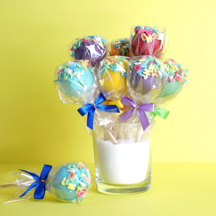 ABC Cake-Pops, olika färger (12 st) 