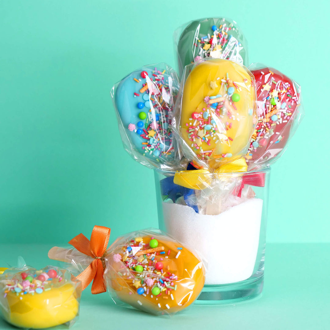 Cake-Popsicles med Strössel-Konfetti (10 st) 