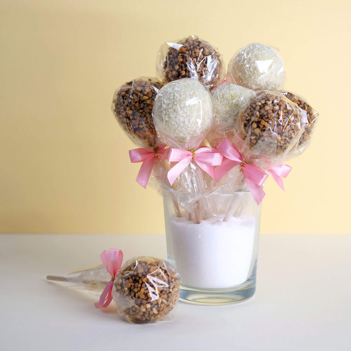Cake-Pops med Hasselnötter & Kokos (12 st)