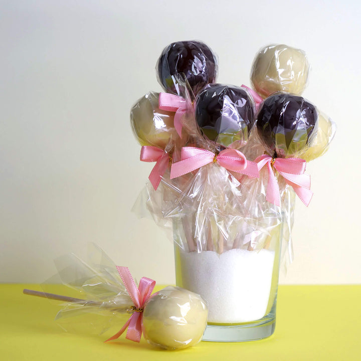 Cake-Pops med Mörk- & Vit Choklad (12 st)