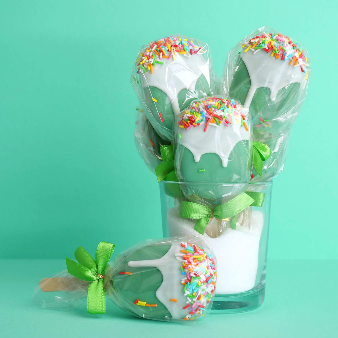 Cake-Popsicle gröna (10 st)