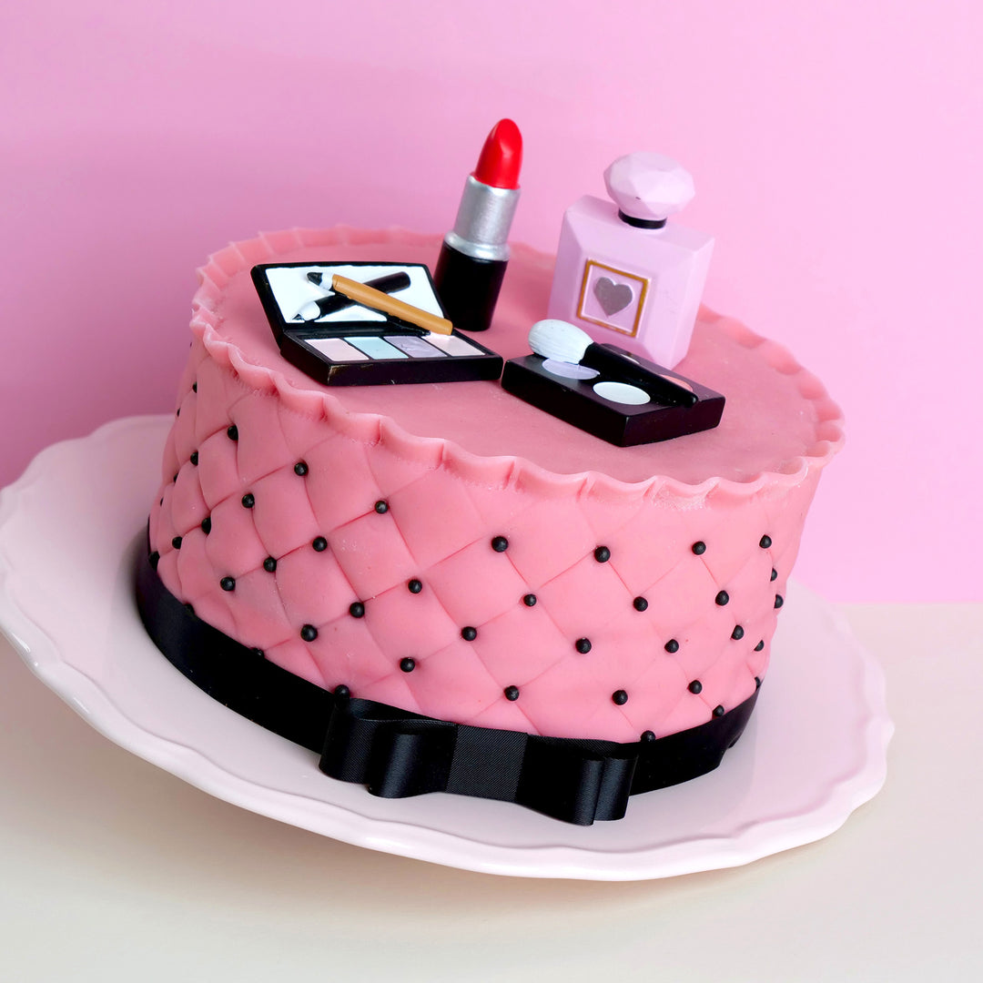 Deluxe Make-Up Tårta med svart band