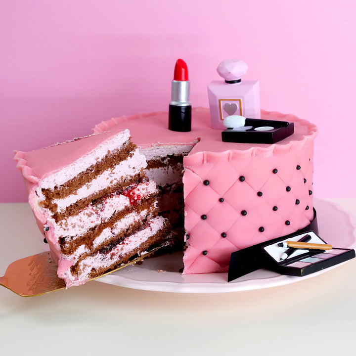 Deluxe Make-Up Tårta med svart band