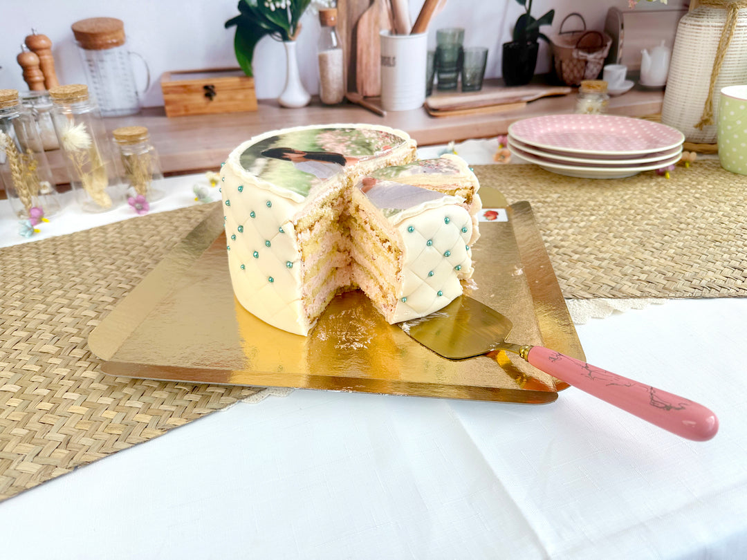 Deluxe fototårta- storlek S (20 bitar)