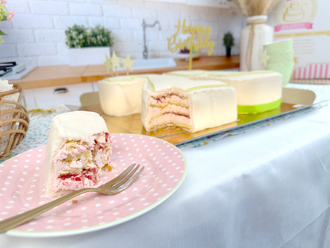 Dubbel siffertårta, valfri färg