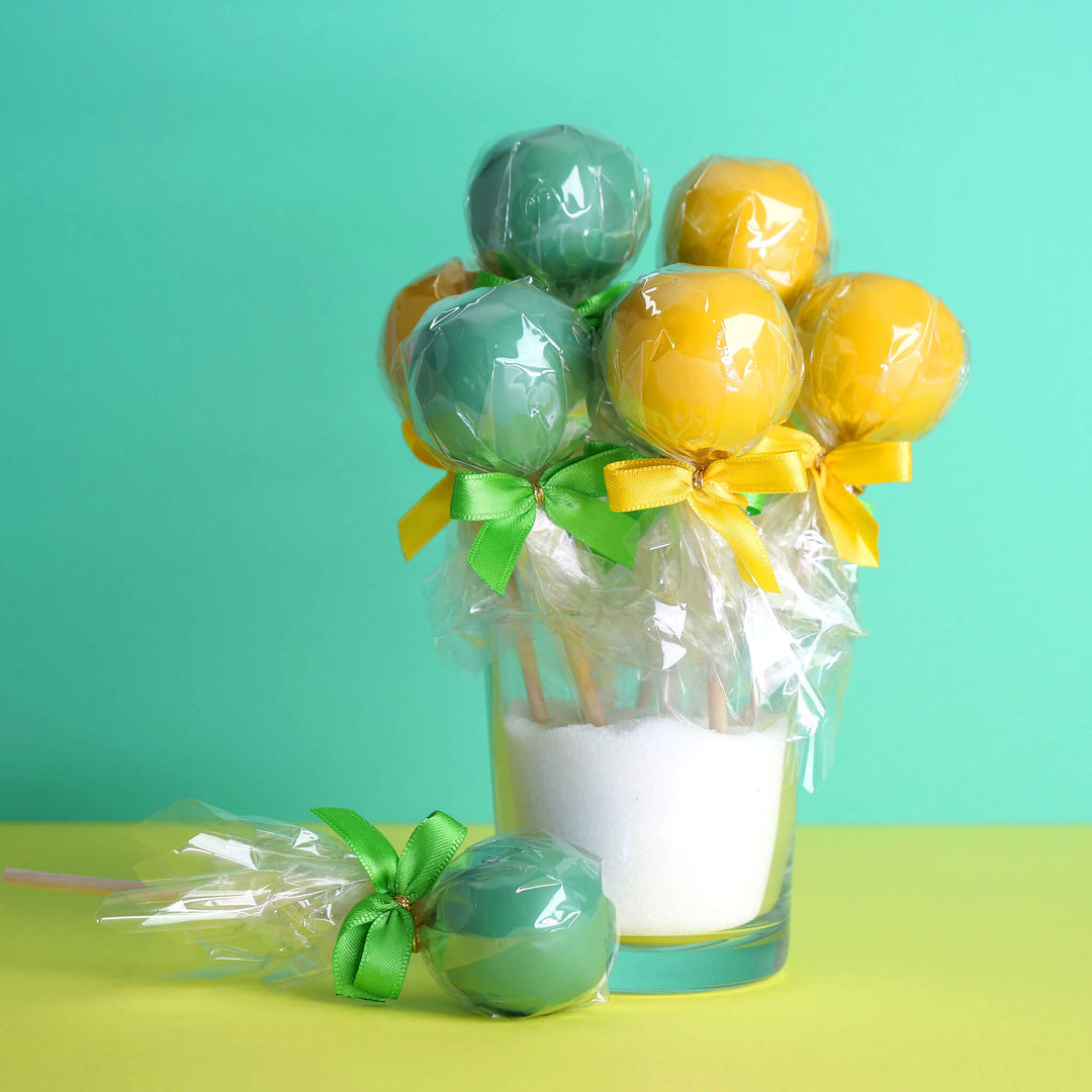 Färgglada Cake Pops i 2 färger (2x6 stycken)