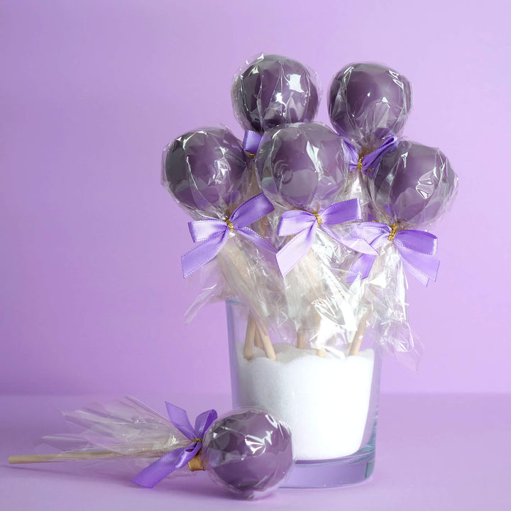 Enfärgade färgglada Cake Pops (12 stycken)