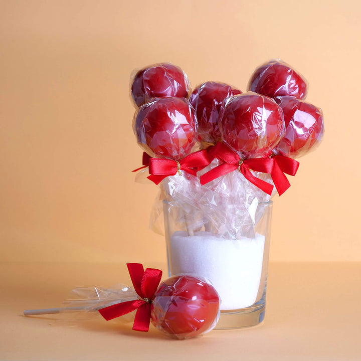 Enfärgade färgglada Cake Pops (12 stycken)