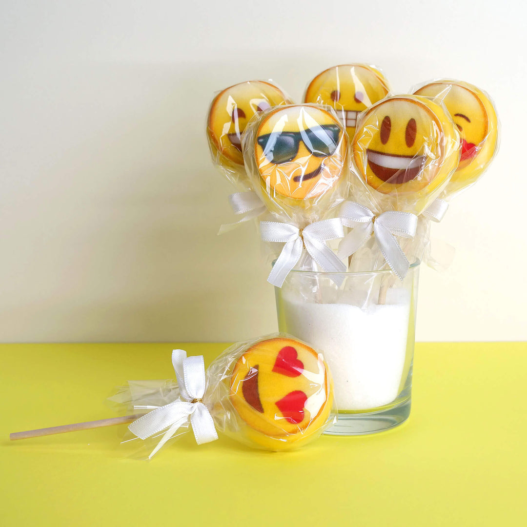 Emoji Cake-Pops (10 Stück)