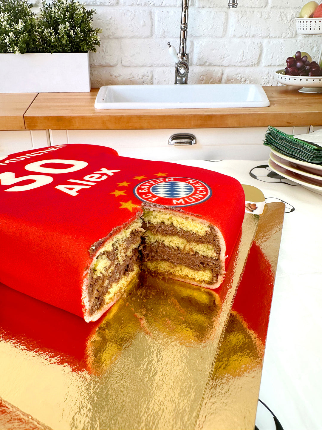 FC Bayern-tröjetårta