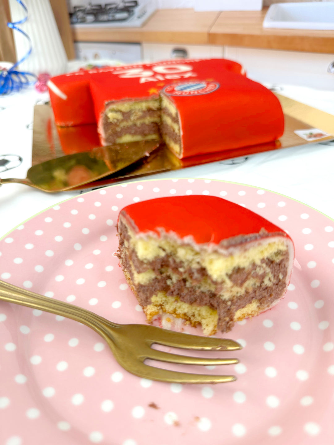 FC Bayern-tröjetårta