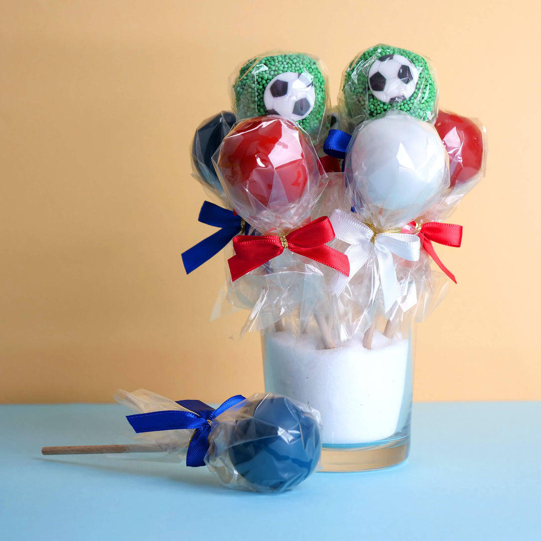 Fotboll Cake-Pops Frankrike (12 stycken)