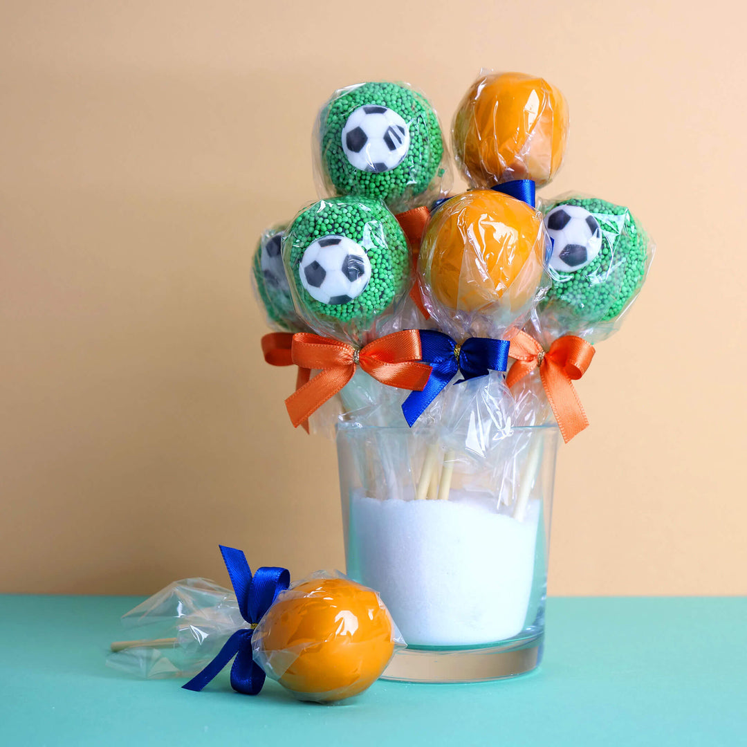 Fotboll Cake-Pops Nederländerna (12 stycken)