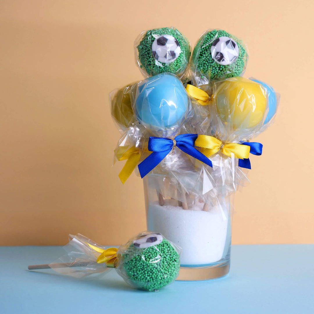 Fotboll Cake-Pops Sverige (12 stycken)