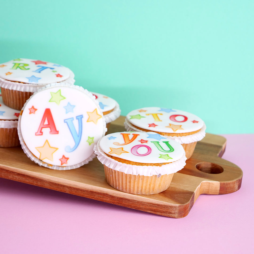 Geburtstags-Cupcakes, 9 Stück