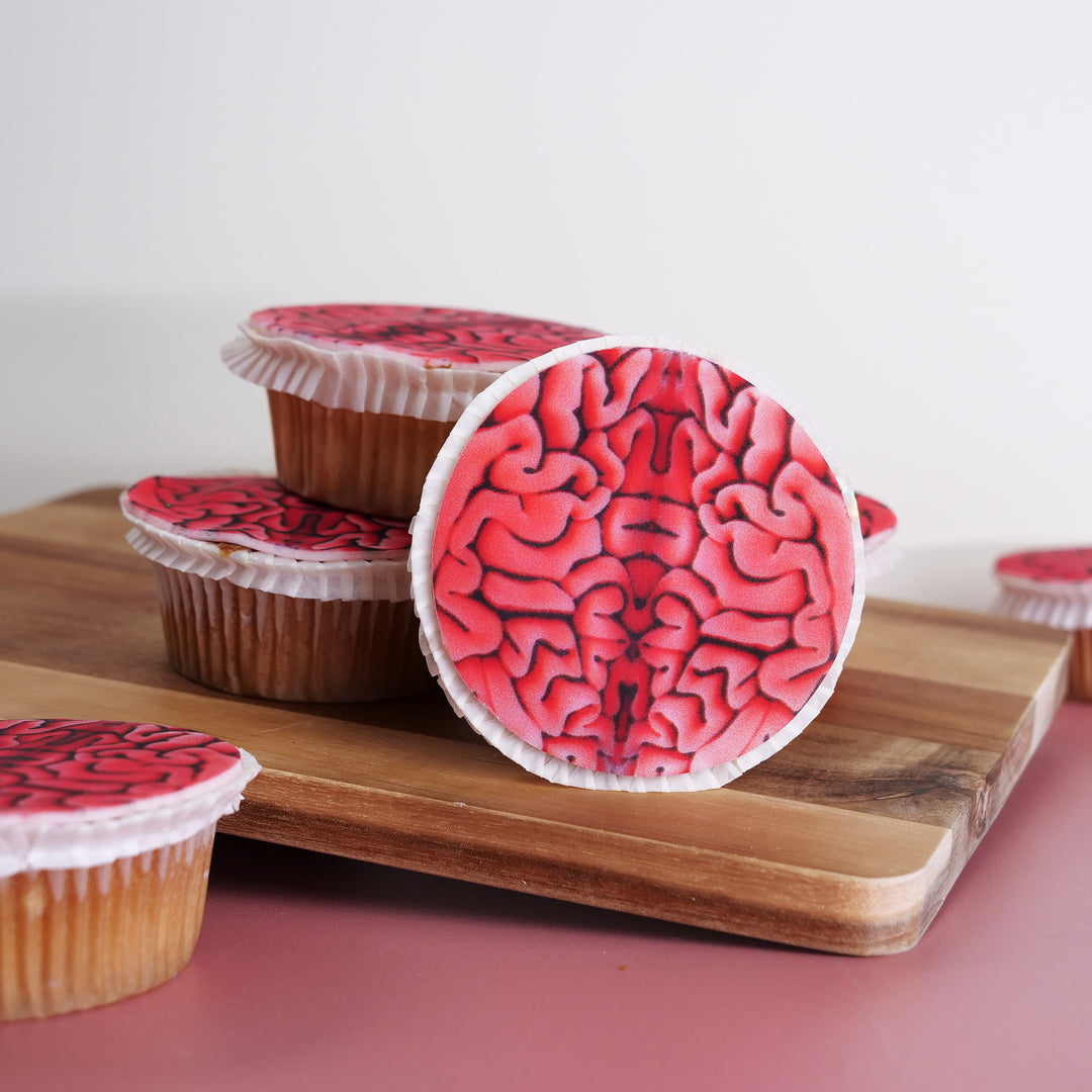Hjärn-Cupcakes (9 st)