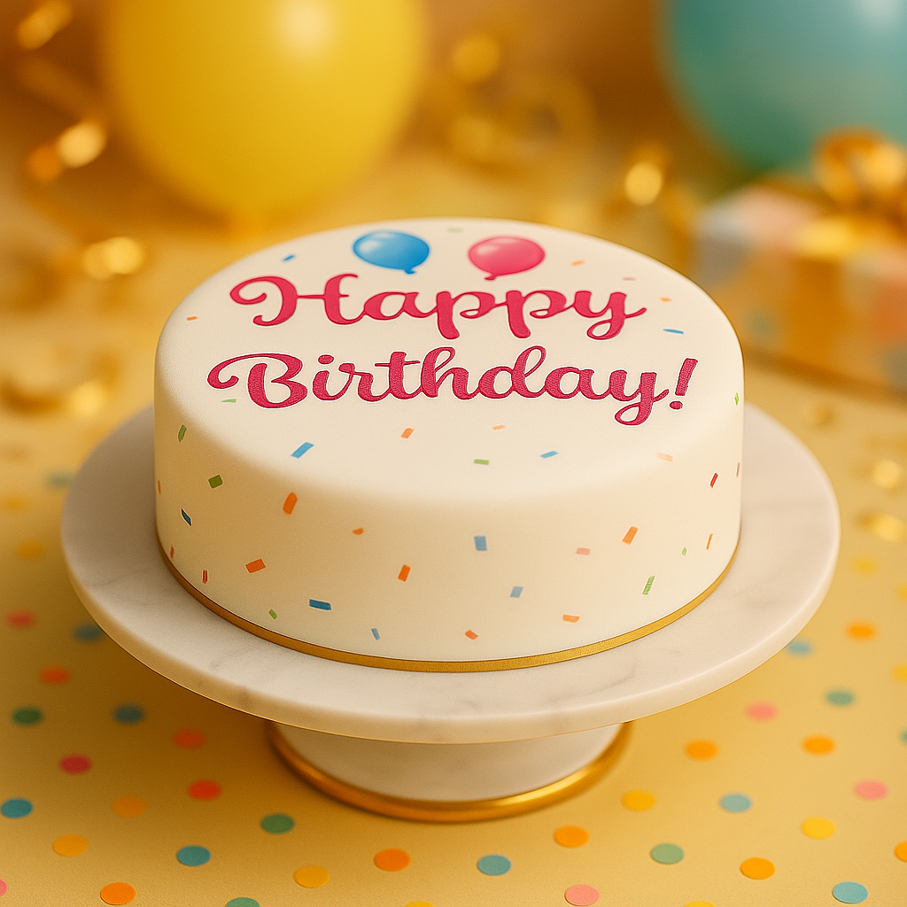 Happy Birthday Pink Torte 