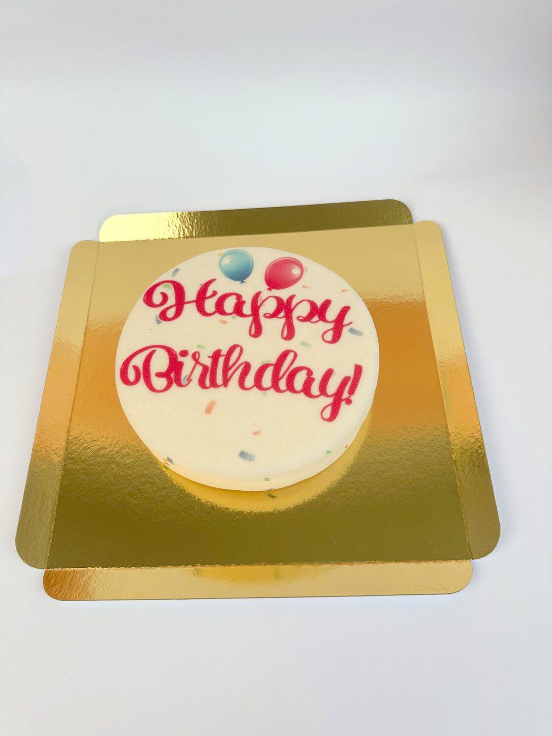 Happy Birthday tårta, rosa