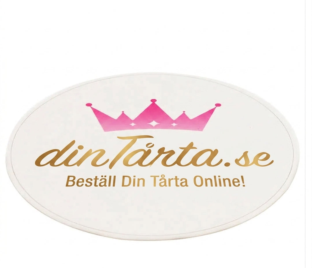 Tårtbild – 34 cm rund (från 1 st.)