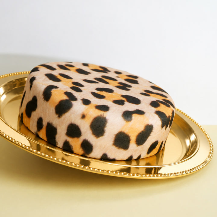 Leopardmönster tårta