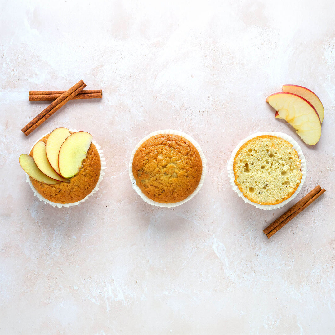 Muffins äpple-kanel, 9 st