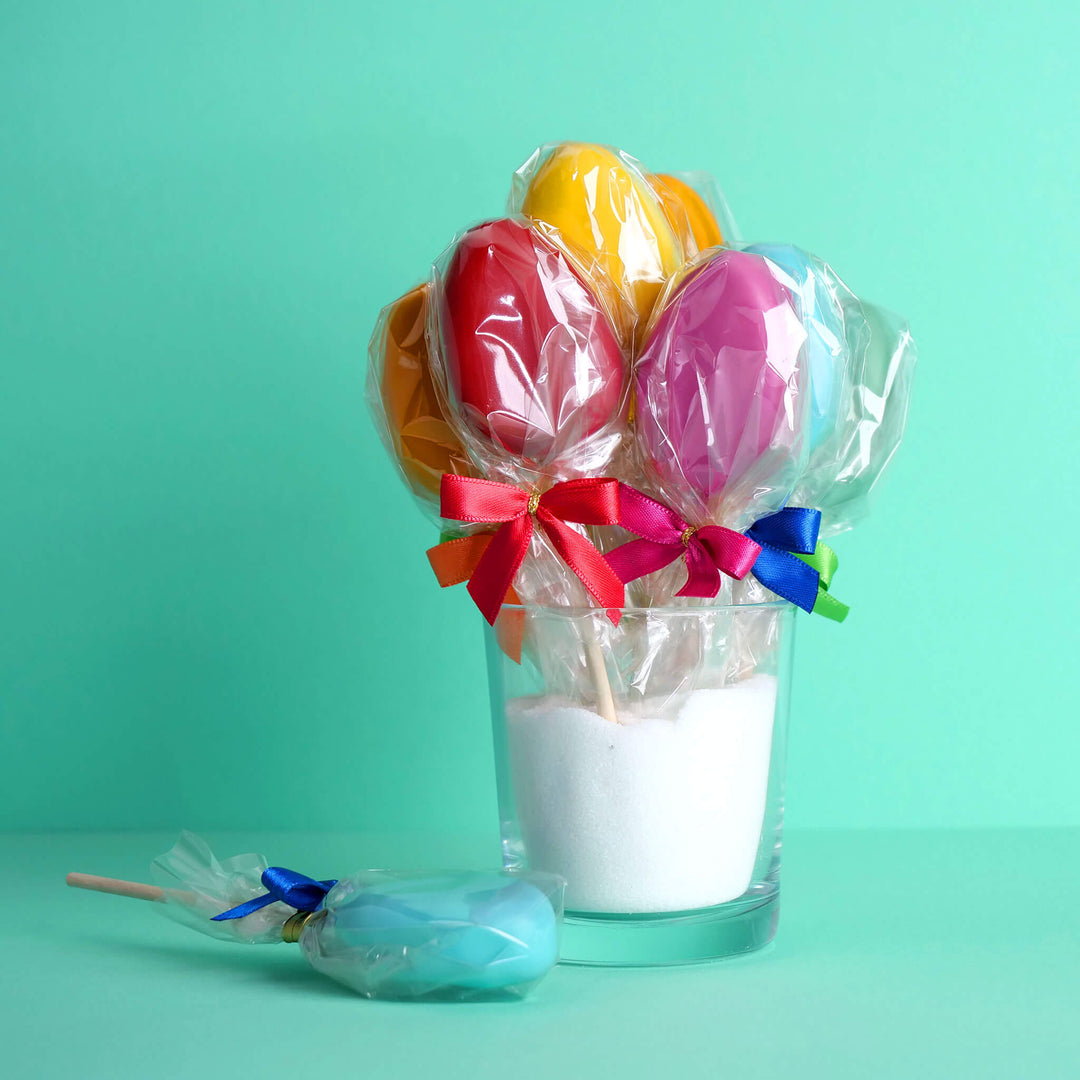 Färgglada cake-pops ägg  (12 st)