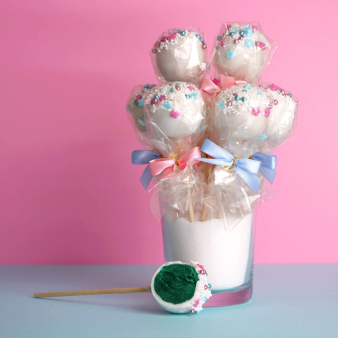 SURPRISE Gender Reveal Cake-Pops "It's a Boy" (12 st)