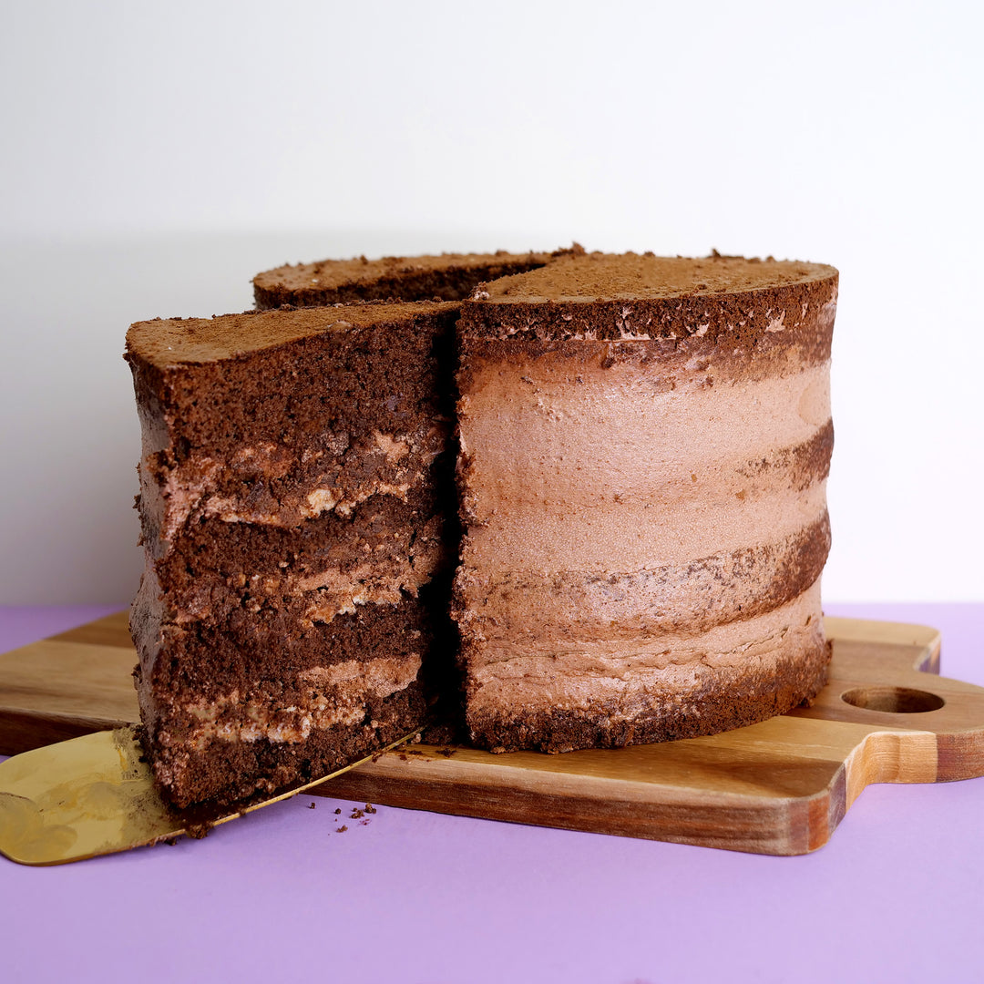 Choklad Naked Cake - olika storlekar