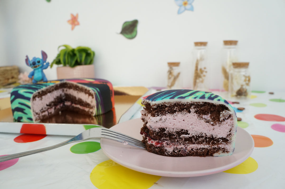 Stitch® på Surfer-tårta