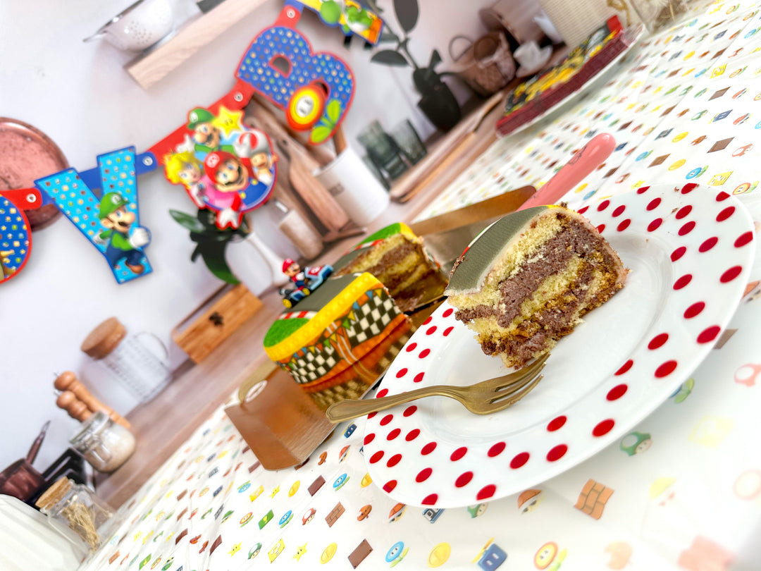 Mario Kart® på racerbanetårta