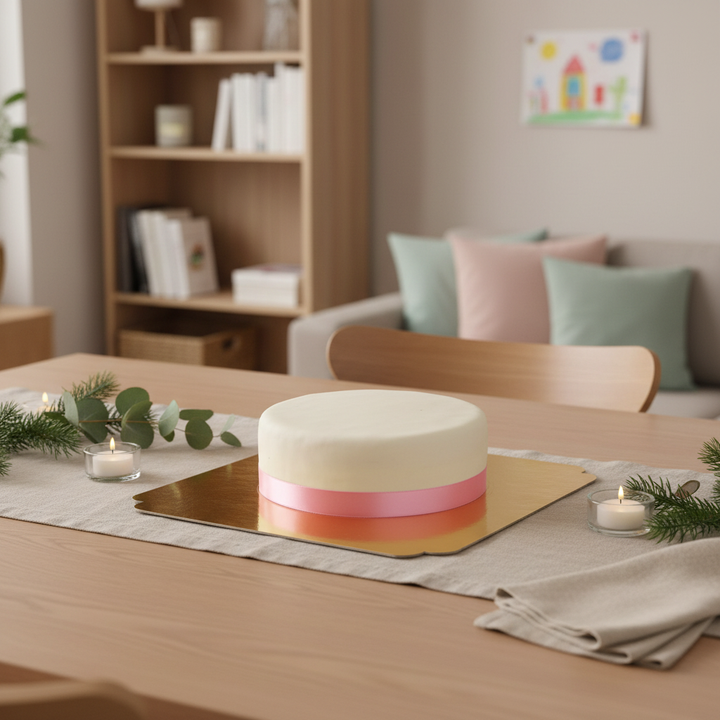 Tårta med silkesband