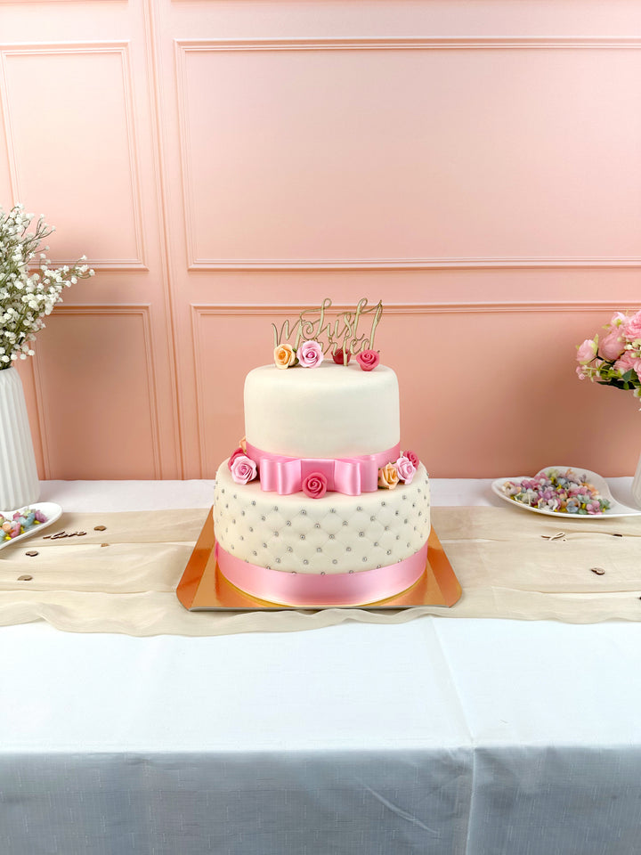 White Wedding Bröllopstårta