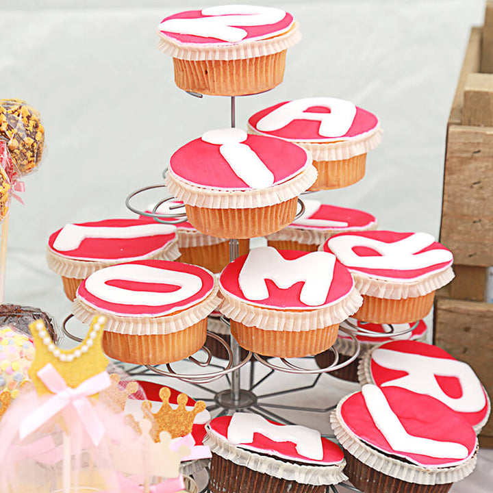 Bokstavscupcakes