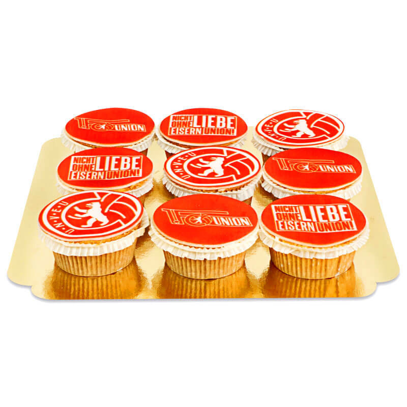 1. FC Union Berlin - Cupcakes med logotyp 🍰 dintarta.se