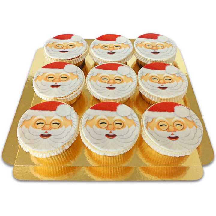 Jultomte-Cupcakes