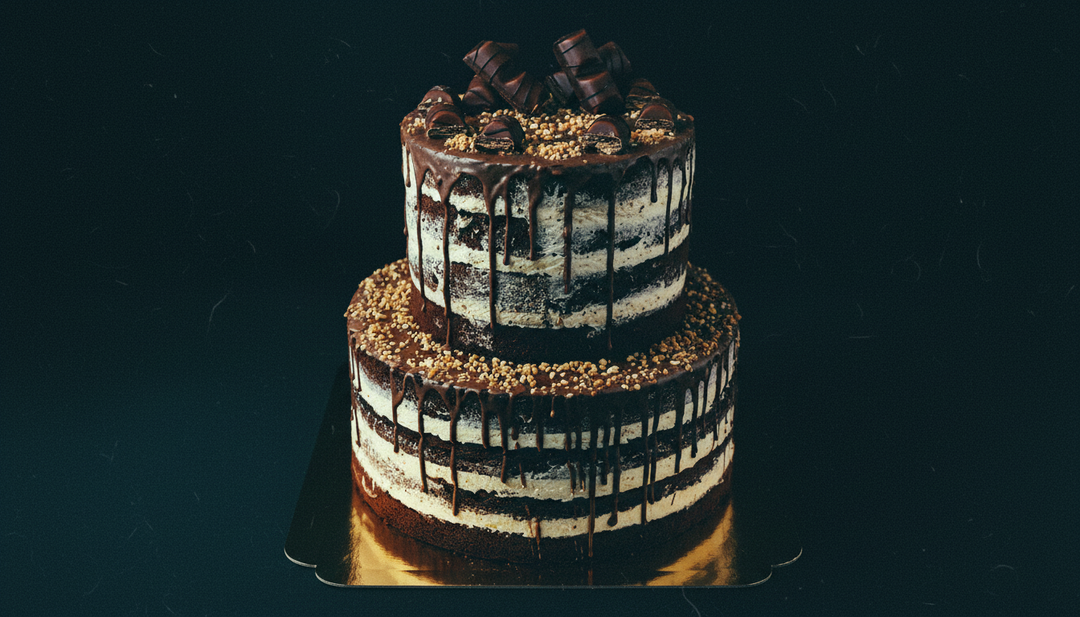 Tårta i 2 nivåer med BUENO®