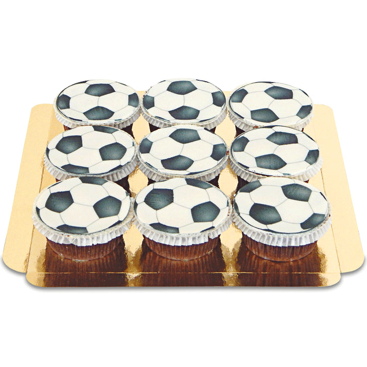 Fotbolls-Cupcakes